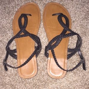 Merona black sandals